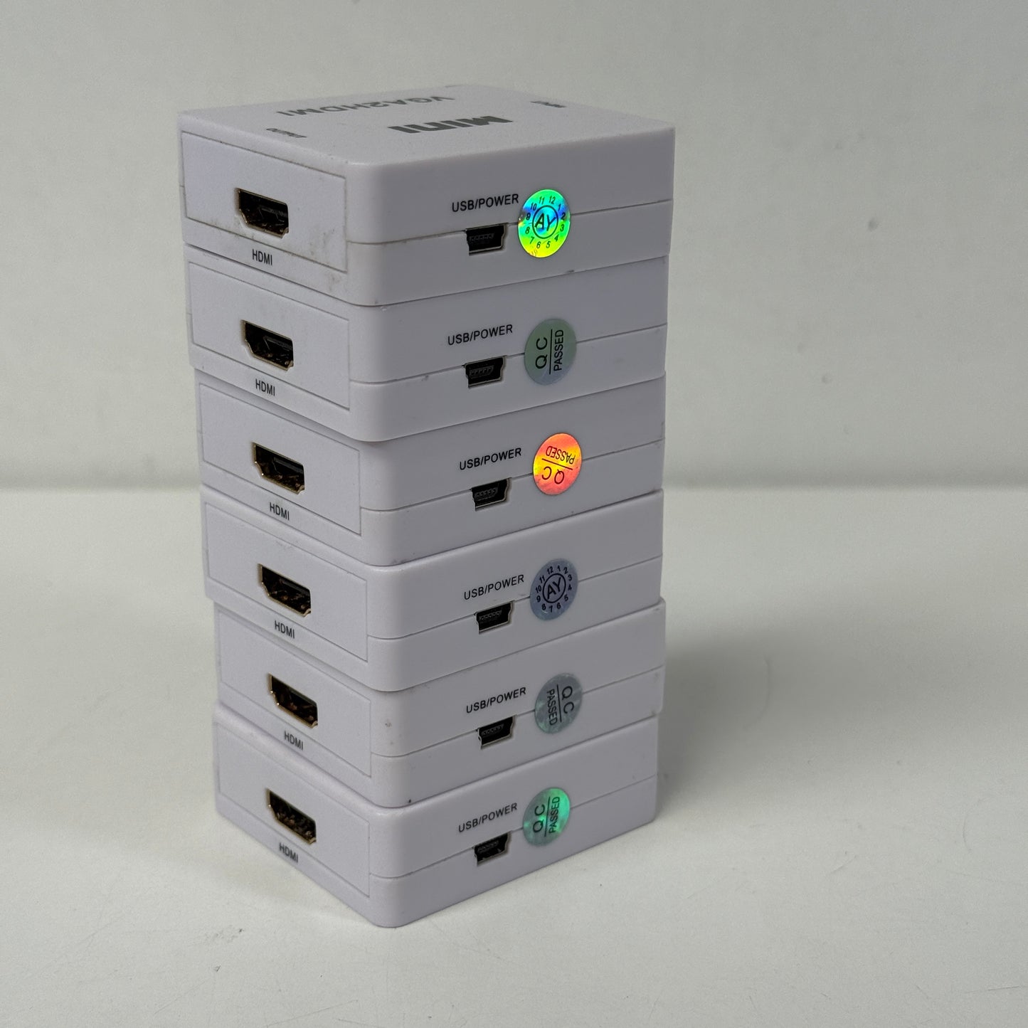 Joblot 6x Mini VGA to HDMI Adapters