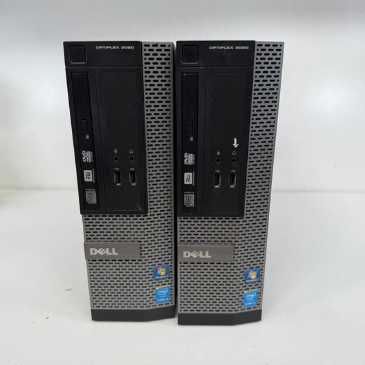 Joblot 2x Dell Optiplex 3020 SFF i3 Desktops