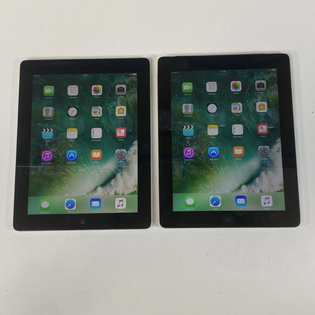 Lot 524: 2x Apple iPad 4th Gen 16GB Black - DFR Stocks