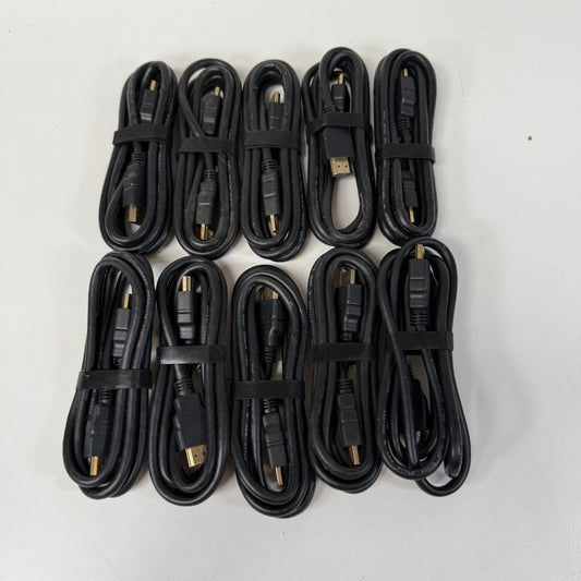 10x High Speed Gold Tip HDMI Cable 1.6m