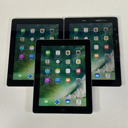 Lot 520: 3x Apple iPad 4th Gen 16GB Wi-Fi - DFR Stocks