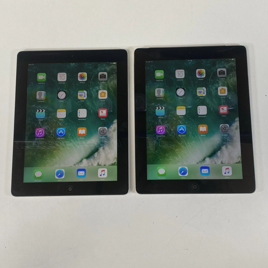 Lot 524: 2x Apple iPad 4th Gen 16GB Black - DFR Stocks